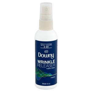 미국 다우니 구김 펴짐. 냄새 제거 정전기 방지 휴대용 스프레이 Downy Winkle Release 3oz, 1개, 90ml