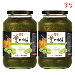 꽃샘 꿀매실차골드 1kg 2개세트, 1개입, 2개