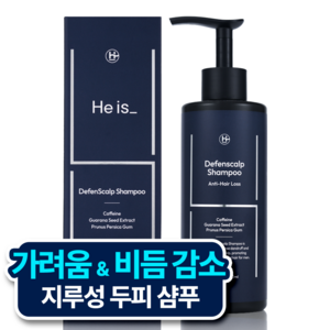 히이즈 디펜스칼프 두피가려움 & 비듬각질 지루성 쿨링 샴푸, 1개, 500ml