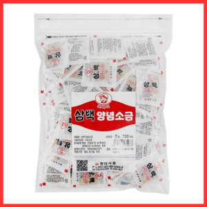 삼계탕소금 3g 200개입 업소용 배달소금 범아식품, 600g, 6개