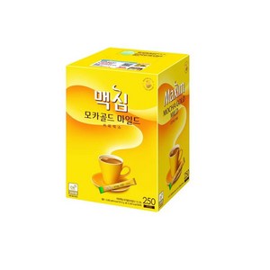 맥심 모카골드 마일드 커피 믹스, 250개입, 1개, 12g