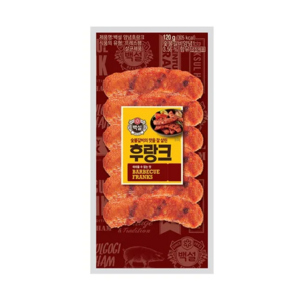 백설 (냉장)[백설]숯불갈비후랑크 후랑크소시지, 8개, 120g