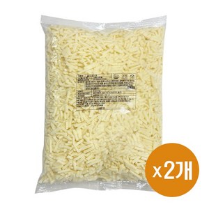 킹스코 골드킹-S 피자치즈 가공치즈, 2.5kg, 2개