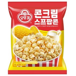 골든싸이]오뚜기_콘크림스프팝콘55g 12개, 55g