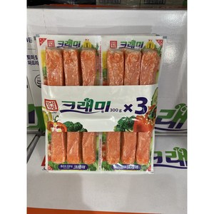 한성기업 크래미 300GX3 코스트코 아이스박스발송 맛살, 300g, 3개