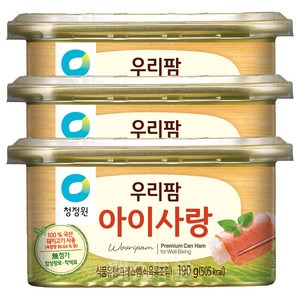 청정원 우리팜 아이사랑, 190g, 3개