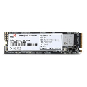 [엠씨케이글로벌] OUTTON MK-500 LITE M.2 NVMe 2280 [1TB TLC], 1TB