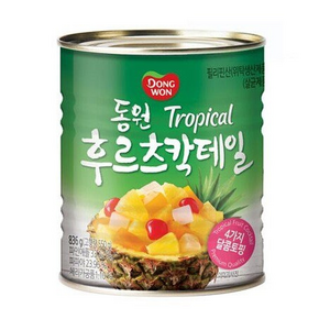 동원 후르츠칵테일 과일통조림, 836g, 36개