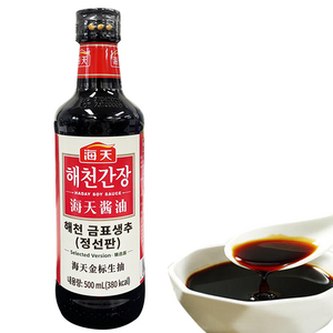 홍홍 중국식품 해천 금표생추 간장, 500ml, 1개