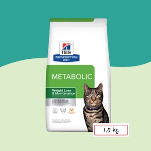 힐스 캣 고양이 처방사료 Metabolic 메타볼릭 1.5kg, 1개, 닭