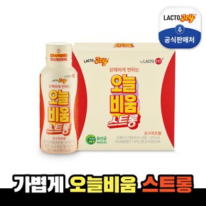 [종근당건강] 락토조이 오늘비움 스트롱 1박스(6병), 80ml, 6개