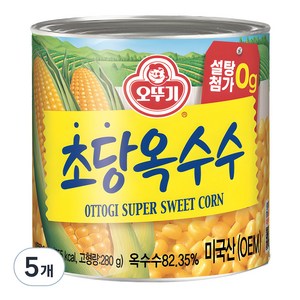 오뚜기 초당옥수수 통조림, 340g, 5개