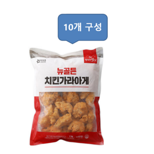 아워홈 뉴골든 치킨가라아게 1kg (40조각내외) 치킨튀김 간식용 업소용, 10개