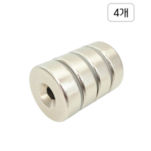 네오디움 원형 사라 자석 30 x 10 mm, 4개