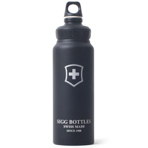 토탈하우스 SIGG 지그물병 블랙 1000ml 지그보틀 (2516), SIGG-지그물병-블랙-1000ml-2516, 1개