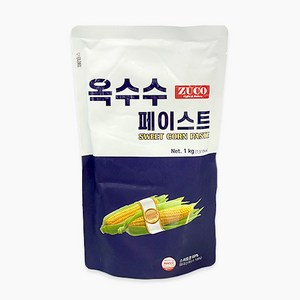 신광 옥수수페이스트 1kg /옥수수라떼 옥수수페이스트리, 1개