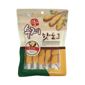 펫스토리 수제 핫도그, 군고구마, 100g, 5개