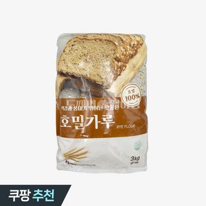 새롬푸드 호밀가루, 3kg, 1개