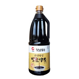 청정원 햇살담은 자연숙성발효양조간장 1.7L, 1개