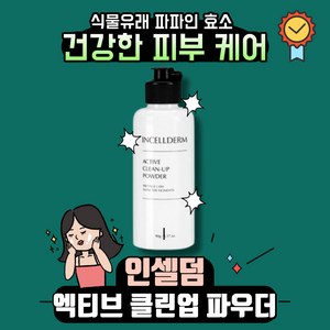 인셀덤 클린업 클렌징파우더 효소세안제, 90g, 1개