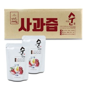 애플순 사과즙 100ml x 80포 nfc 착즙, 1개