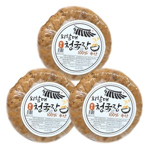 발효식품전문 [길전통식품] 외할매 청국장, 200g, 3개