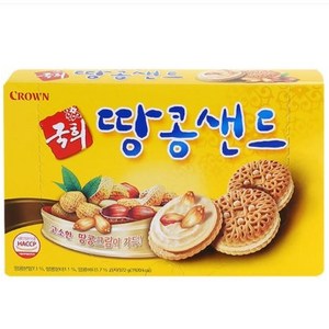 크라운 국희 땅콩샌드, 372g, 2개