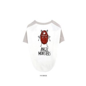 Monstes Raglan T-shits (15 베이지), M, 1개