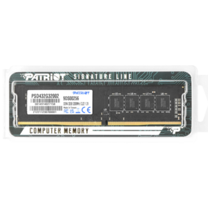 패트리어트 DDR4 32G PC4-25600 CL22 SIGNATURE 3200MHz 파인인포, 1개