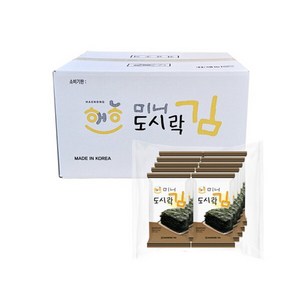 해농 미니도시락김 2g(8절6매) 240봉 / 1박스, 1, 2g