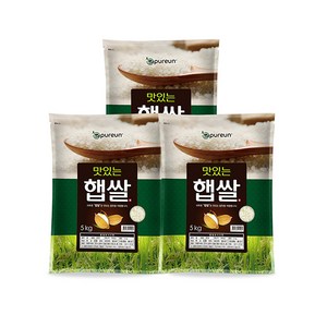 [24년 햅쌀] 맛있는 햅쌀 5kg x 3개