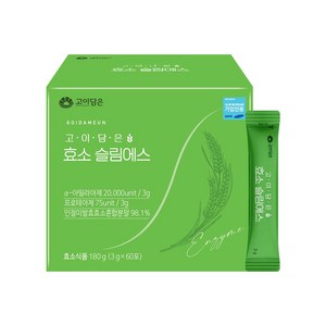 고이담은 효소슬림에스 3g x 60포, 180g, 1세트