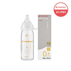 더블하트 모유실감 3세대 이른둥이 전용 젖병 100ml (3S젖꼭지 포함), 1개