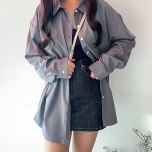 [라몬즈]빅사이즈 에어 셔츠 오버핏 남여공용 (~4XL)