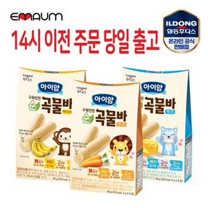 일동후디스 구워만든 순곡물바, 바나나, 40g, 2개