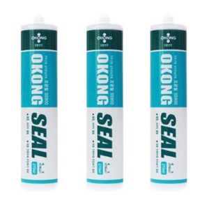 오공 씰 SS900 실리콘 실란트 무초산형 연골드 270ml, 3개