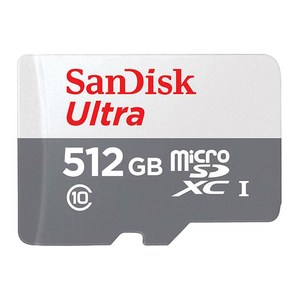 샌디스크코리아 공식인증정품 마이크로 SD카드 SDXC ULTRA 울트라 QUNR 512GB, 1개