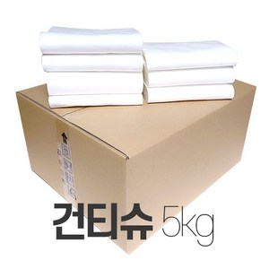 대용량 건티슈 5Kg(박스무게 포함), 1개