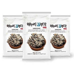 해누리 전통맛 찹쌀 김부각(70gx3봉), 3개, 선택완료, 70g