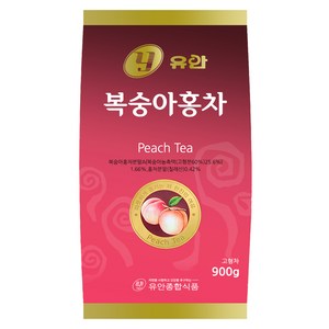 유안 유안-복숭아홍차900g x12, 900g, 12개