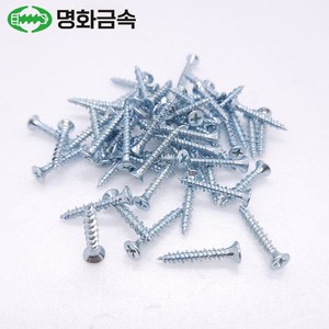 명화금속 콘크리트피스 백색 델타 낱개 봉지 4x 25mm 32mm 38mm, 와셔머리, 와셔머리 델타도금 4x25 1개, 1개