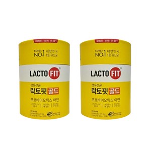 종근당건강 락토핏 생유산균 골드, 240g, 2개