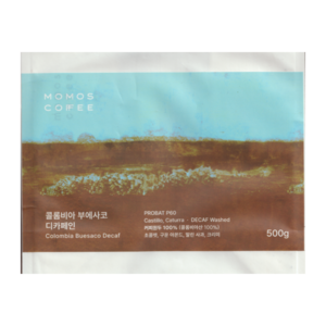 모모스커피 원두 콜롬비아 부에사코 디카페인, 분쇄안함Whole Bean/200g, 200g, 홀빈(분쇄안함), 200g, 1개