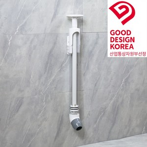 원더펑 멀티유스 산자부 우수디자인(GD마크)제품 오물 튐 절대 없는 특허기술 수압식 뚫어뻥, 원더펑 기본패키지(본품+벽거치대)
