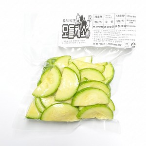 모들채소 애호박 반달썰기 1팩, 애호박채 150g 1팩, 1개