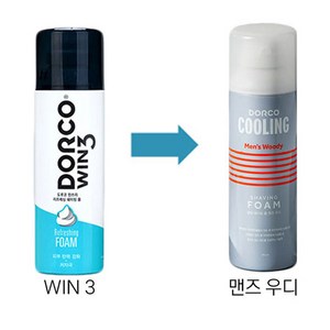 도루코 윈쓰리 리프레싱 쉐이빙폼, 210ml, 1개