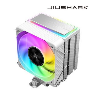 지우샥 JIUSHARK JF100RS Cystal Auto RGB (WHITE) CPU쿨러 (정품) 당일발송, 1개