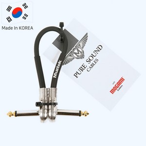 모가미 팬케익 이펙터 패치 케이블 15Cm 20Cm 25Cm 30Cm 45Cm 60Cm 길이에 맞게, PSV-20(20Cm), 1개