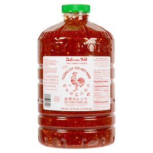 후이퐁 업소용 대용량 쓰리라차 닭표 스리라차 핫 칠리소스 3.8L, 1개
