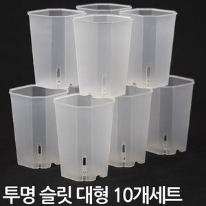 투명 사각 슬릿 롱화분 대형 10개세트 - 플분 플라스틱 슬릿분 인테리어화분 플라스틱화분 모스그린 거실화분 매장화분 중형화분 대형화분 원형화분, 02_Sein_투명 사각 슬릿롱(대) x 10개세트